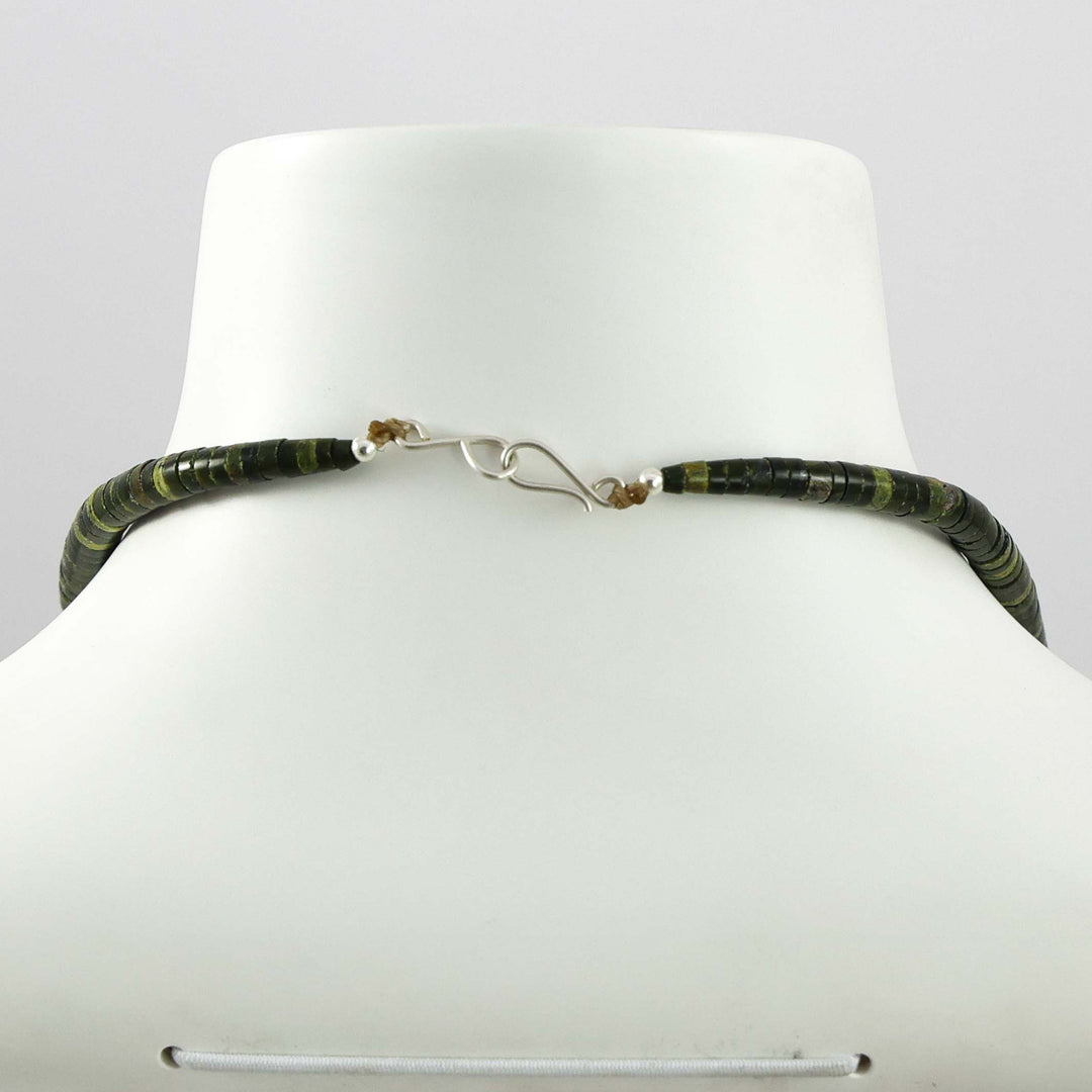 Serpentine and Turquoise Necklace