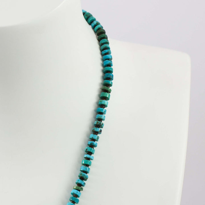 Turquoise and Spiny Oyster Necklace