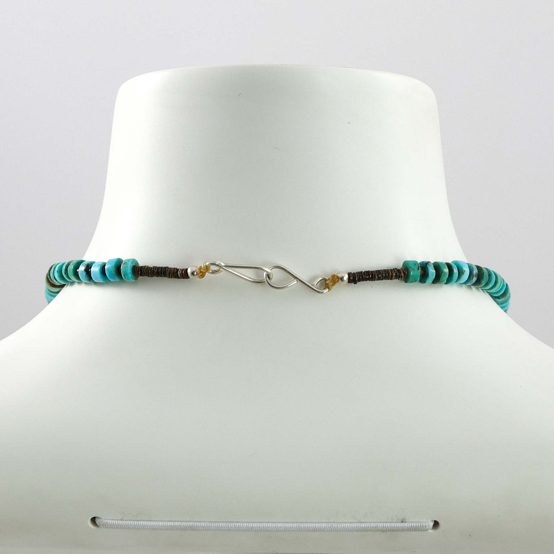 Turquoise and Spiny Oyster Necklace