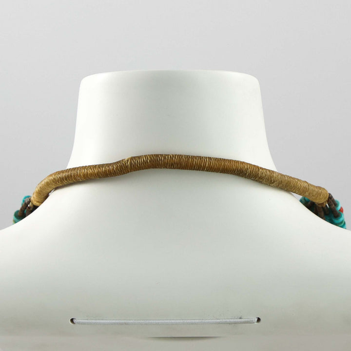 Turquoise and Coral Necklace