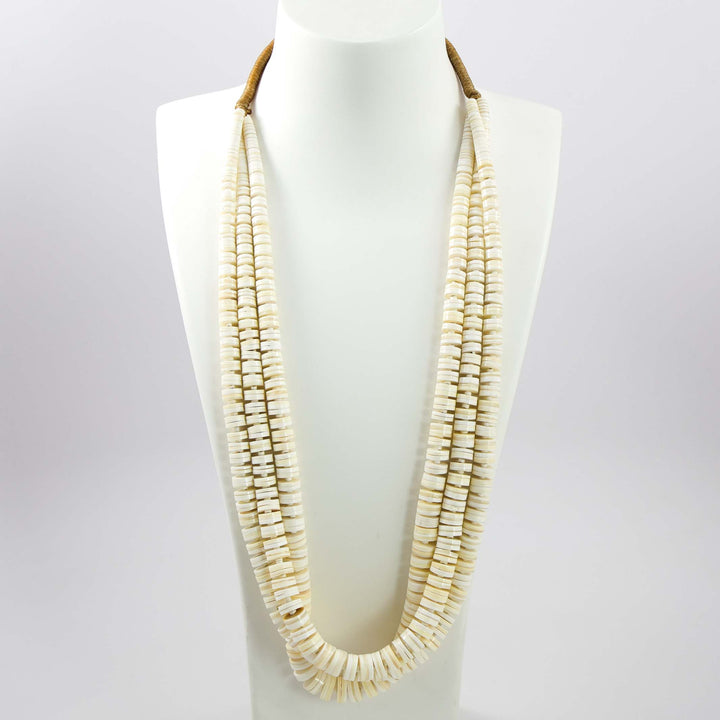 White Melon Shell Necklace