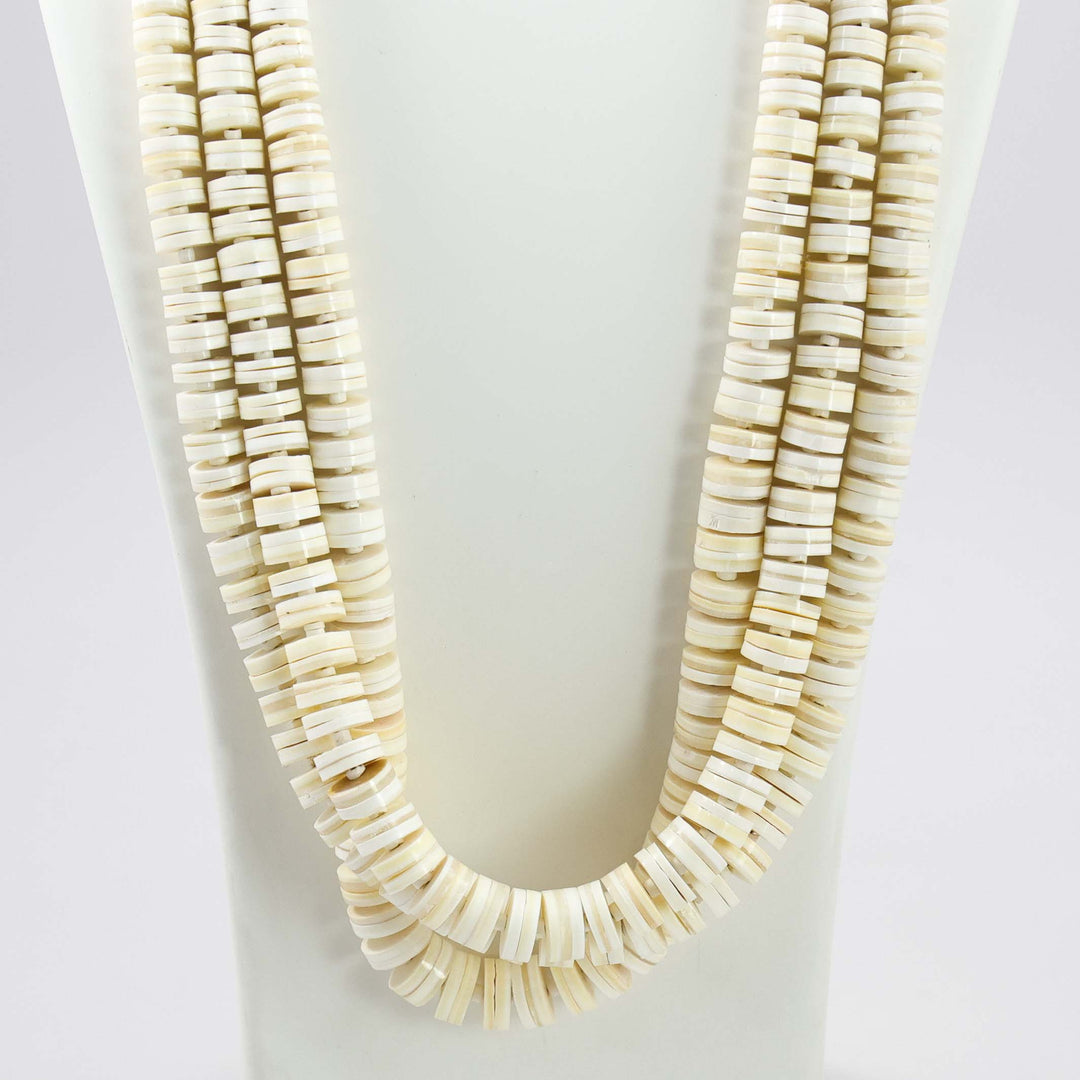 White Melon Shell Necklace