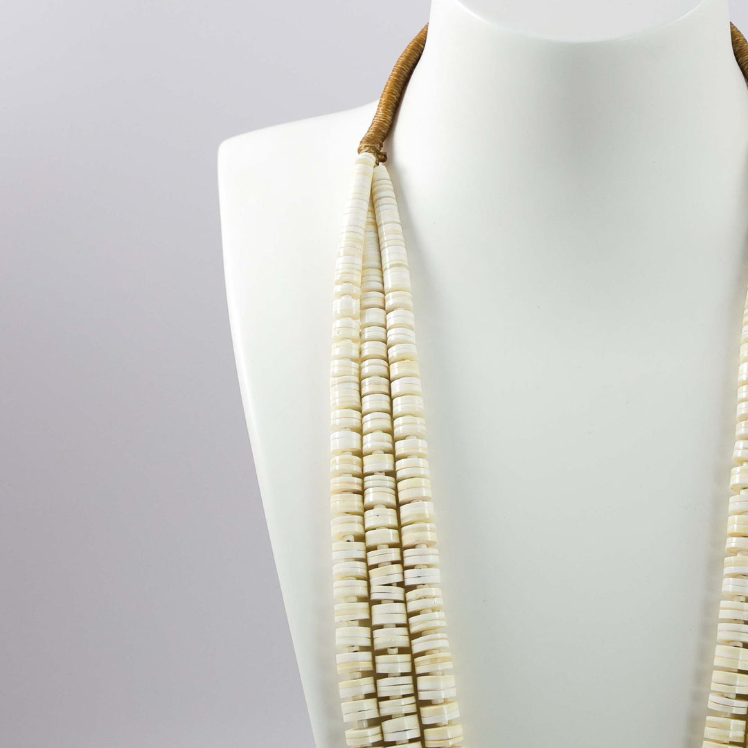 White Melon Shell Necklace