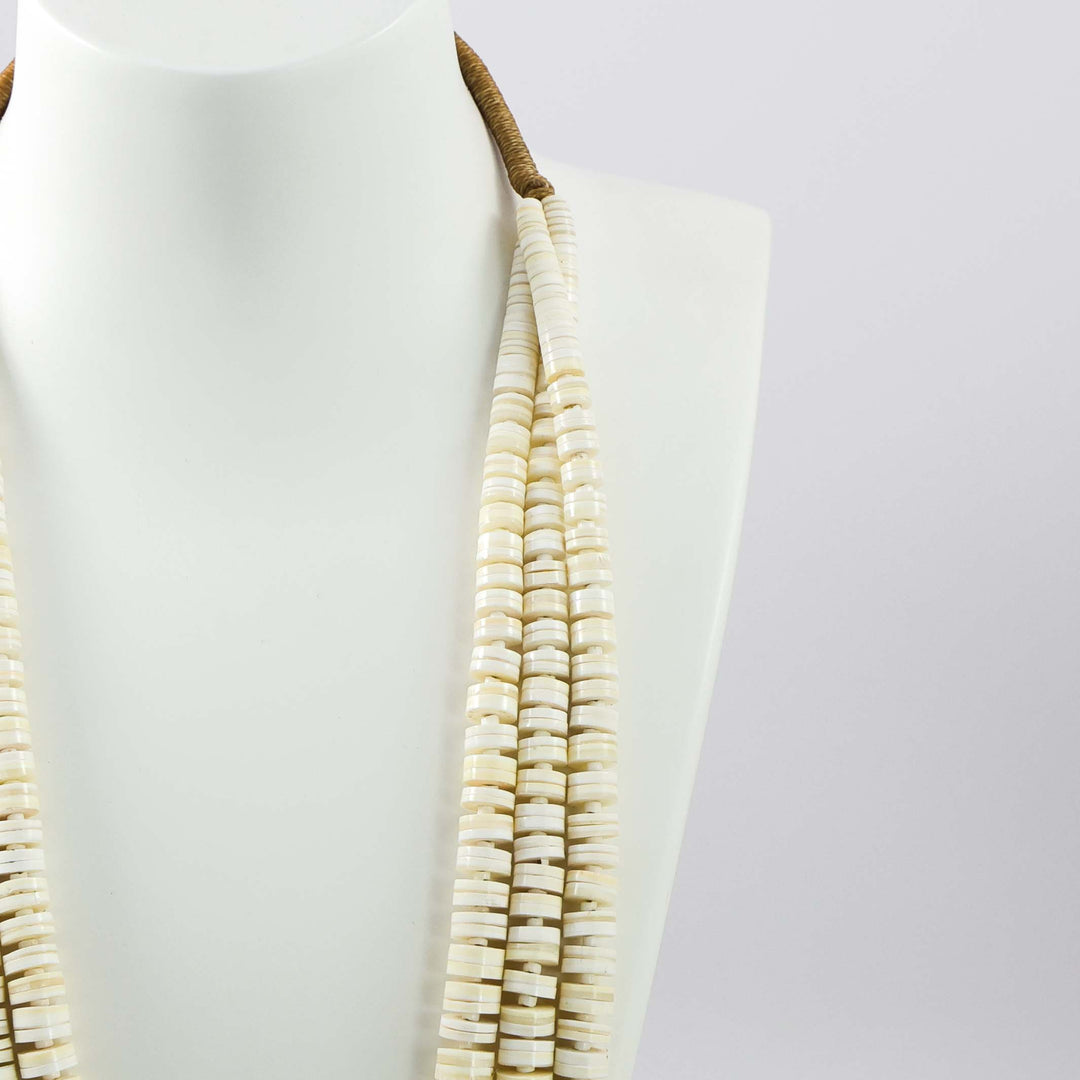 White Melon Shell Necklace
