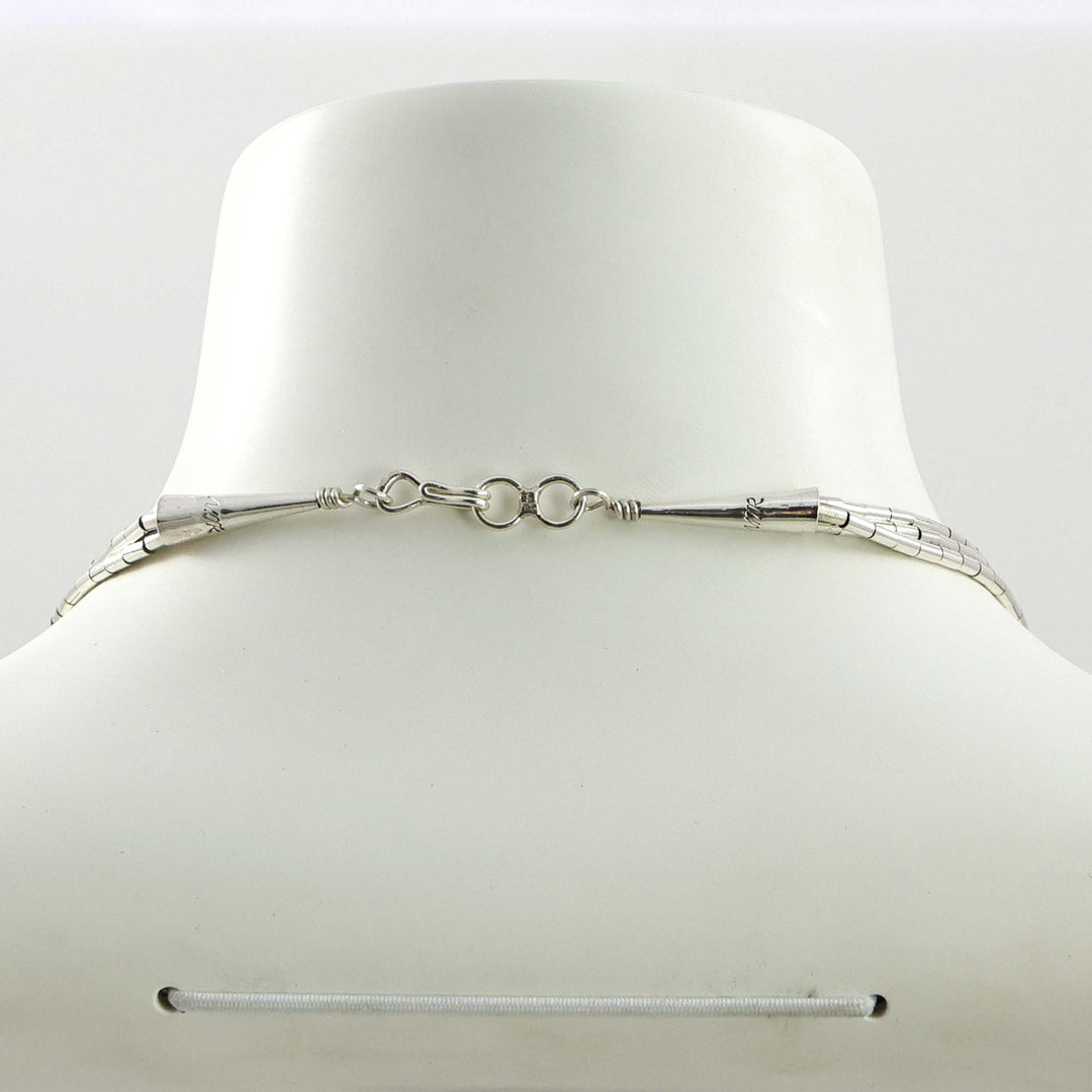 Silver Heishi Necklace