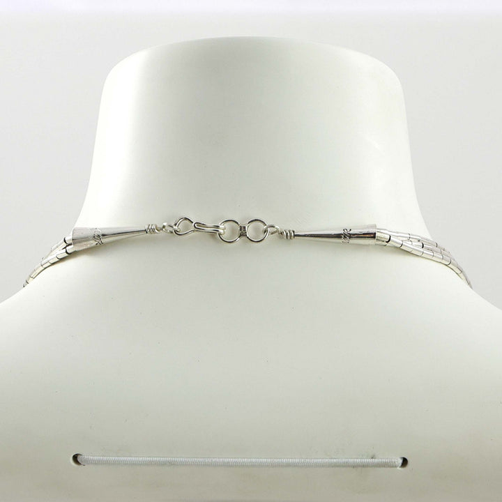 Silver Heishi Necklace