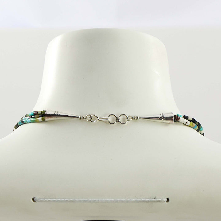 Multi-Stone Heishi Necklace