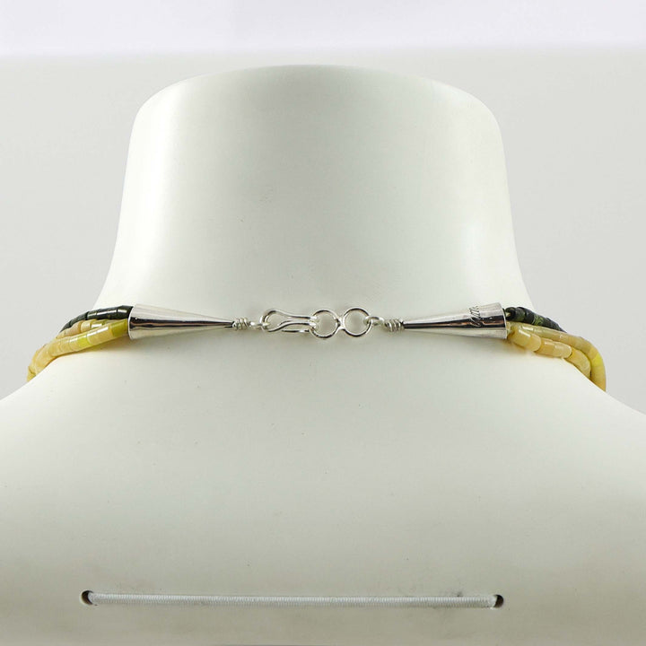 Serpentine Heishi Necklace