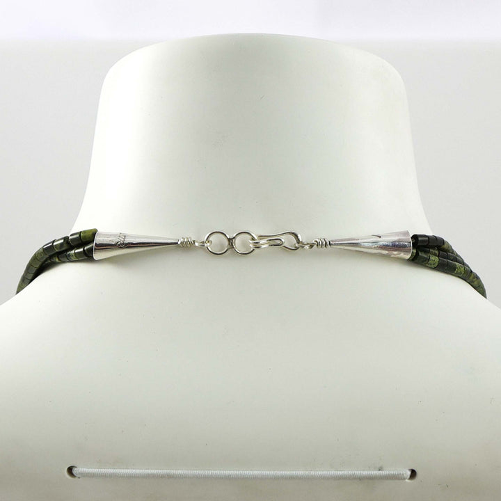 Serpentine Heishi Bead Necklace