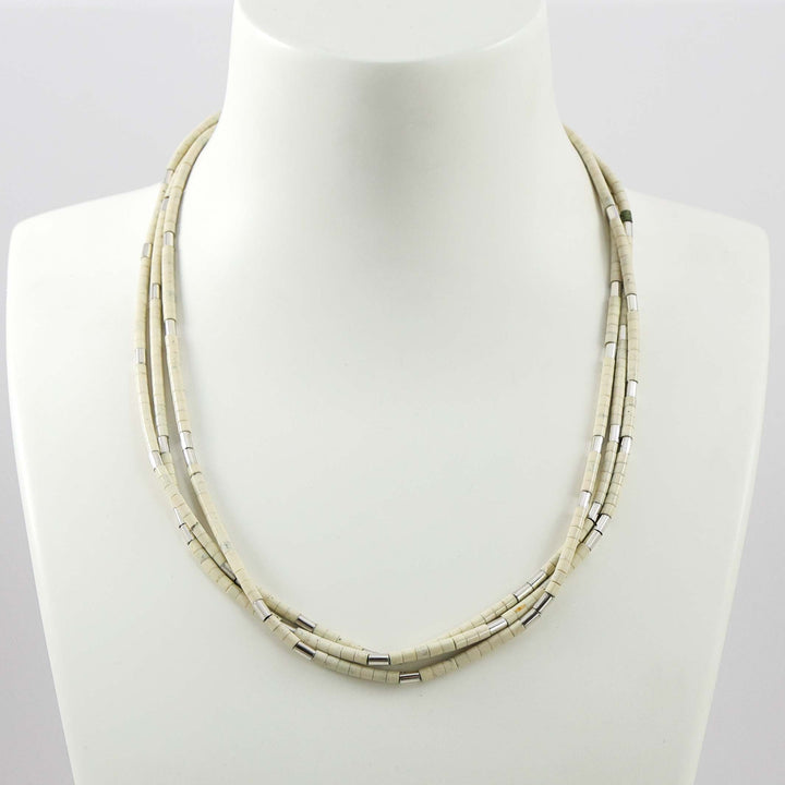 Marble Heishi Bead Necklace