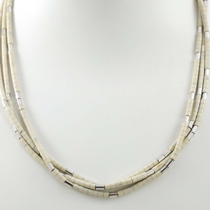 Marble Heishi Bead Necklace