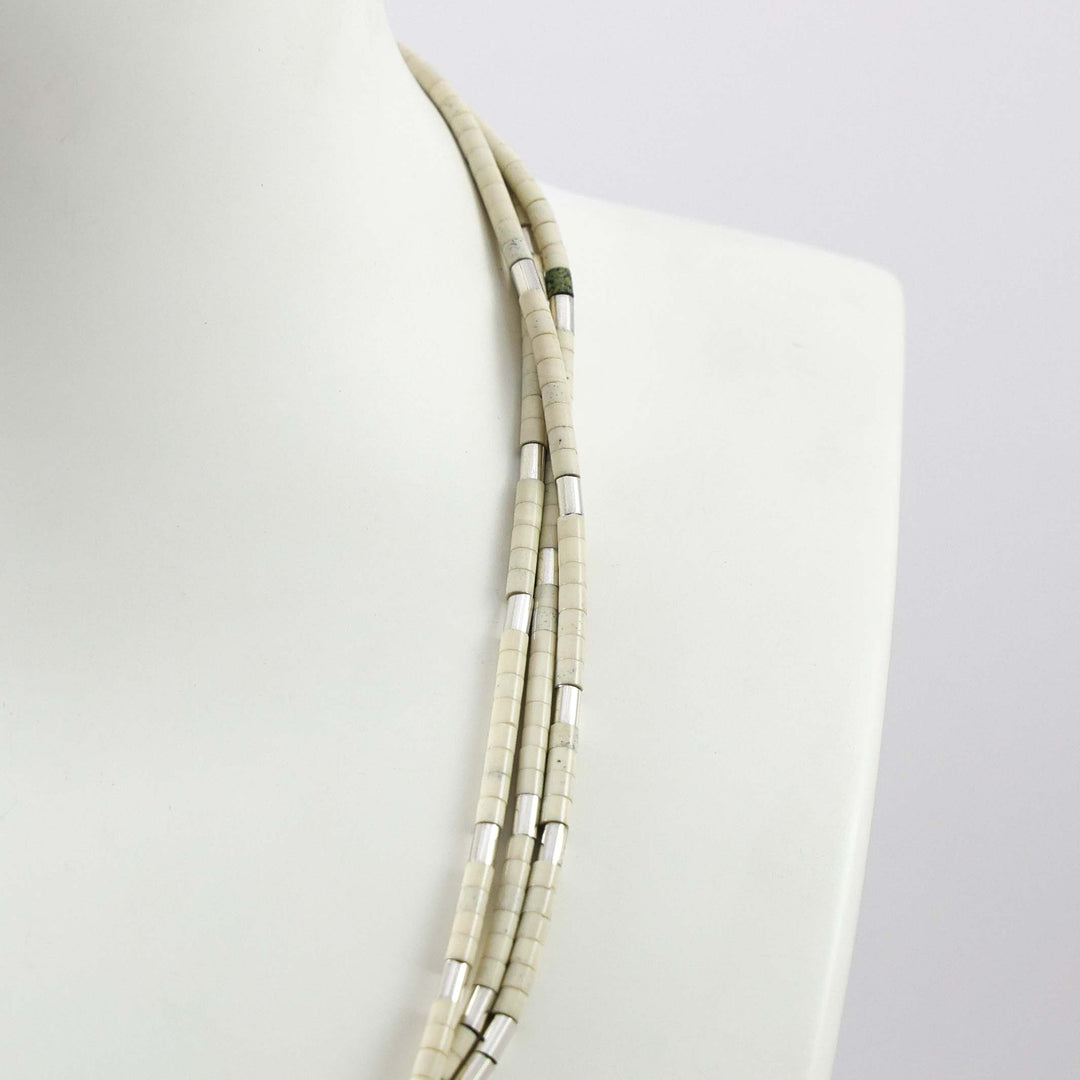 Marble Heishi Bead Necklace