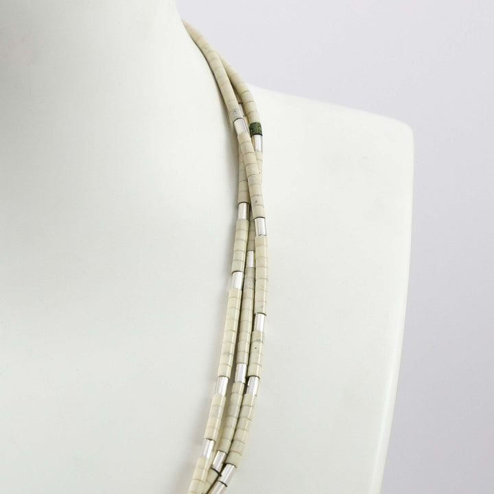 Marble Heishi Bead Necklace