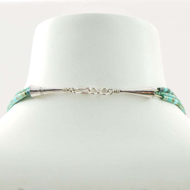 Turquoise Heishi Bead Necklace