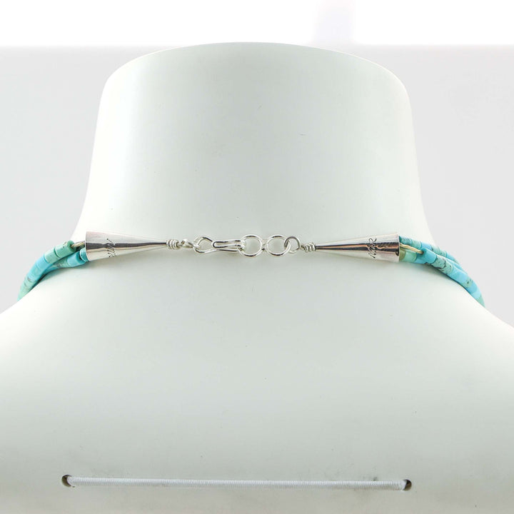 Turquoise Heishi Bead Necklace
