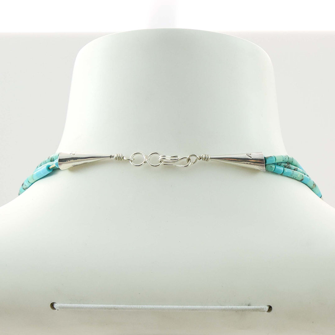 Turquoise Heishi Bead Necklace