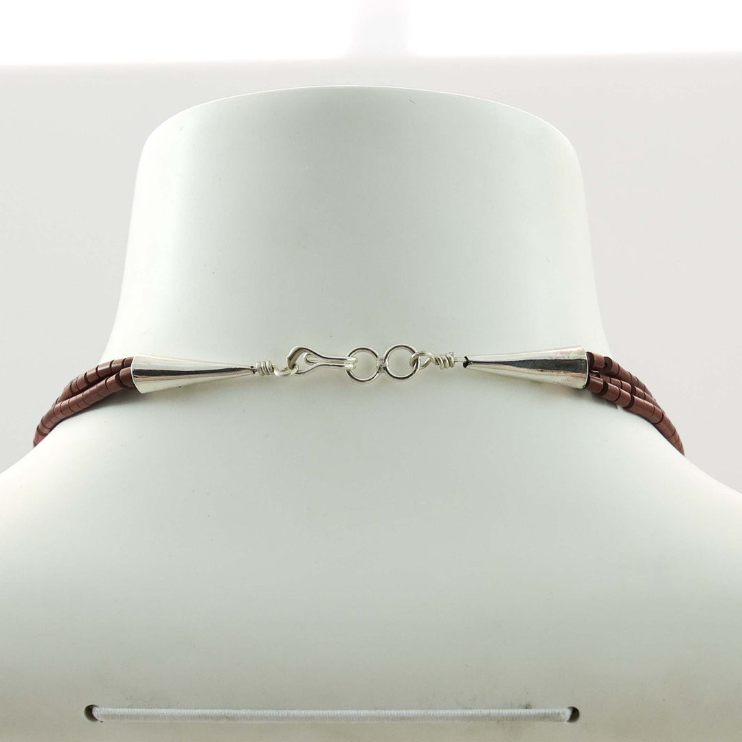 Pipestone Heishi Bead Necklace