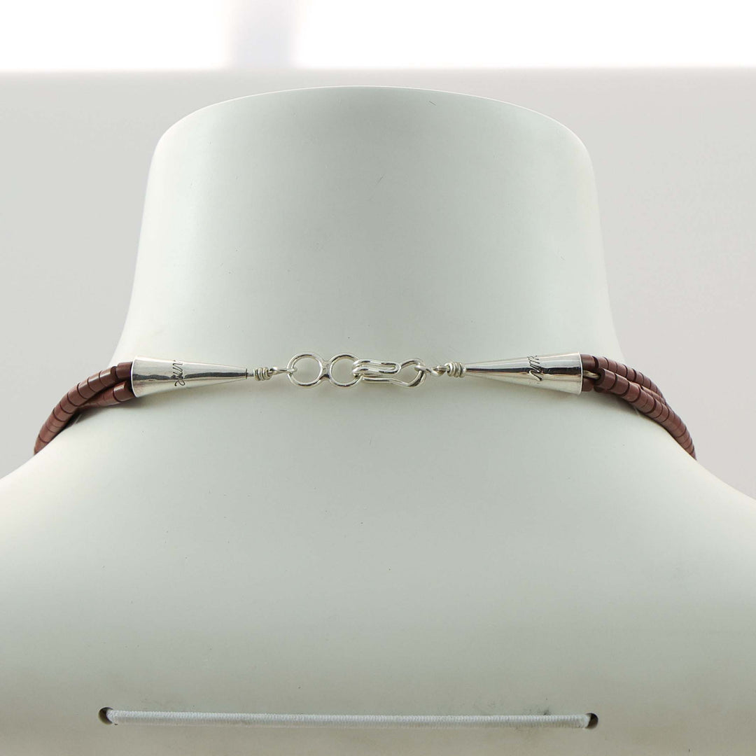 Pipestone Heishi Bead Necklace