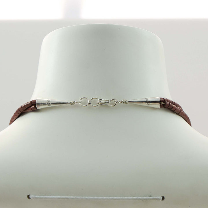 Pipestone Heishi Bead Necklace