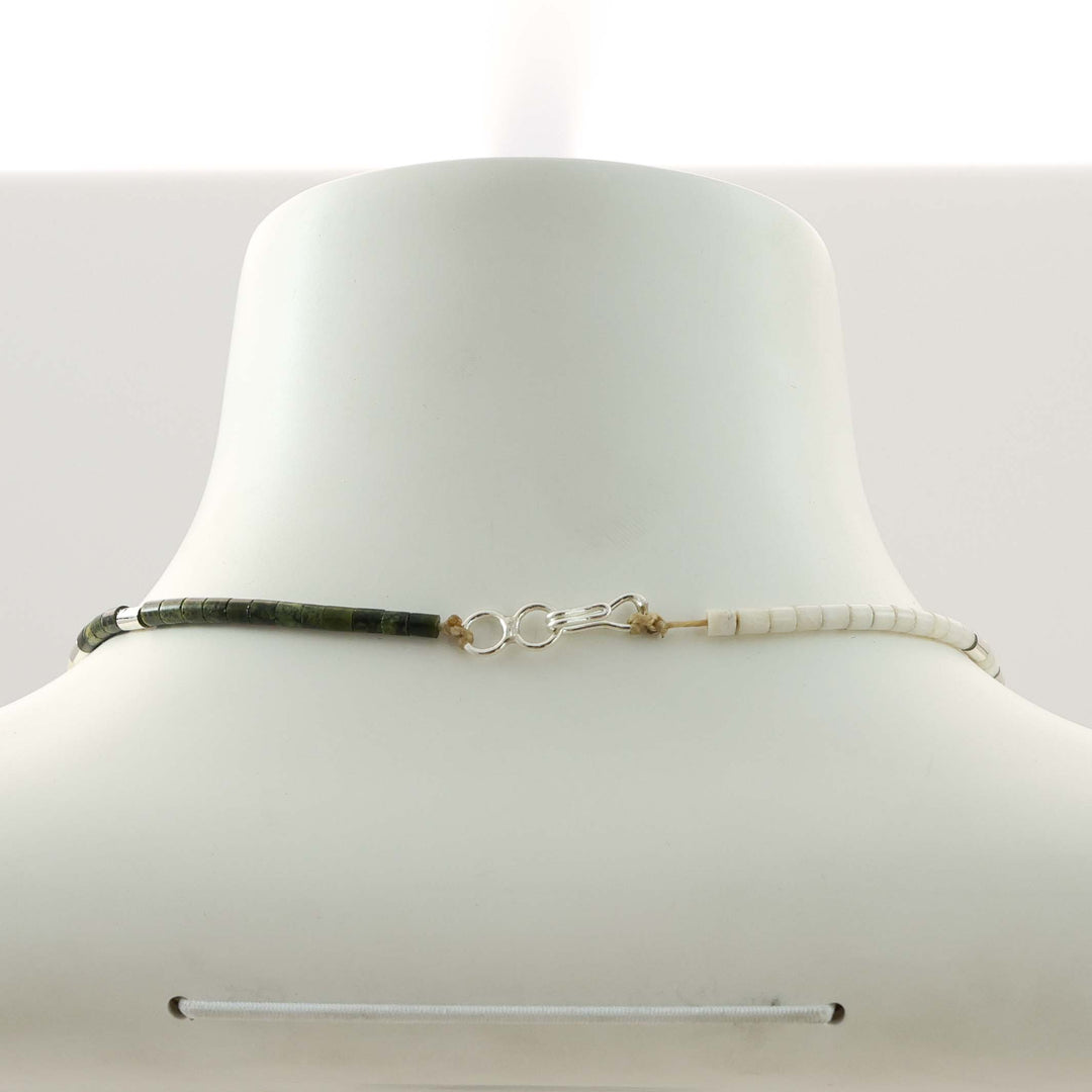 Multi-Stone Heishi Bead Necklace