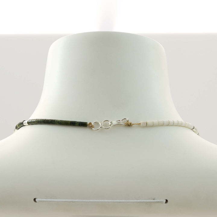 Multi-Stone Heishi Bead Necklace