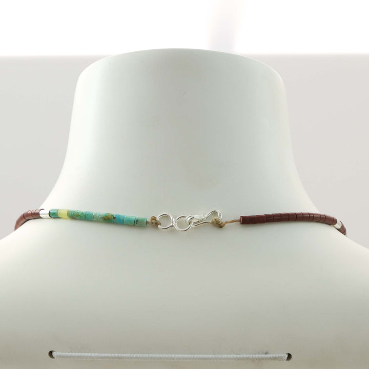 Multi-Stone Heishi Bead Necklace