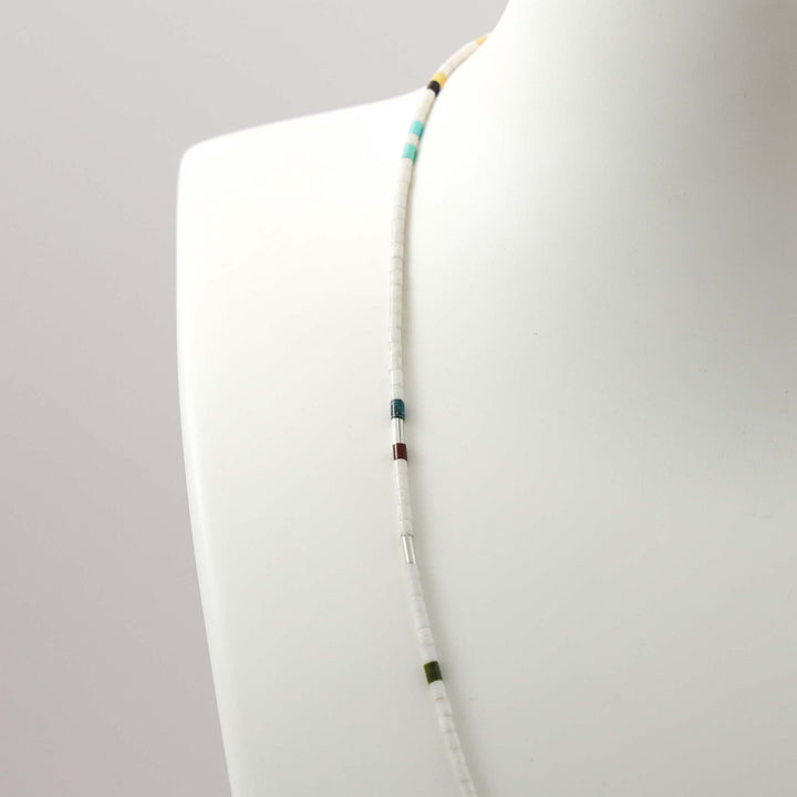 Multi-Stone Heishi Bead Necklace