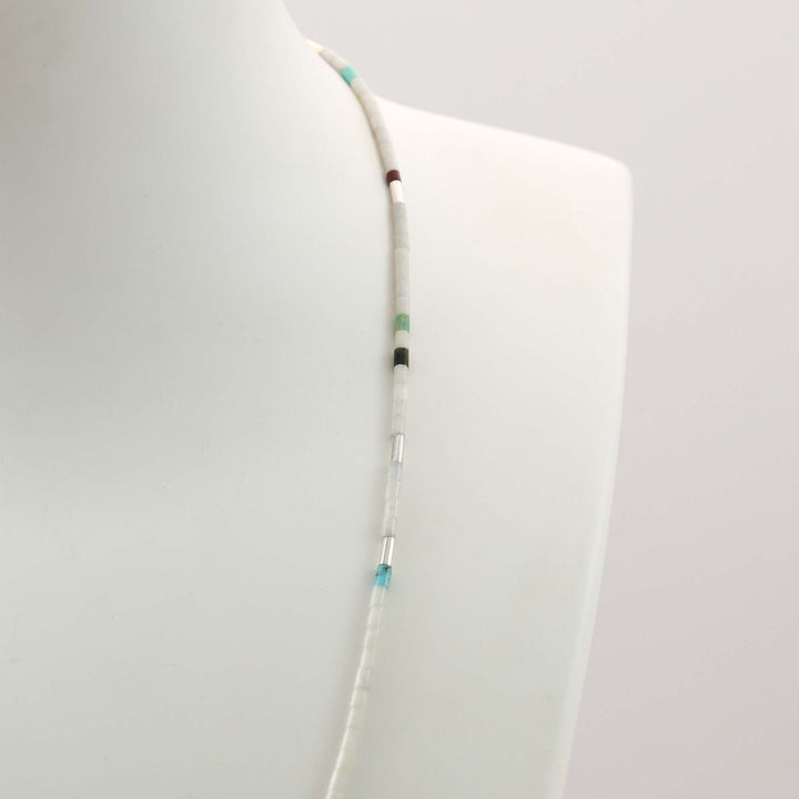 Multi-Stone Heishi Bead Necklace