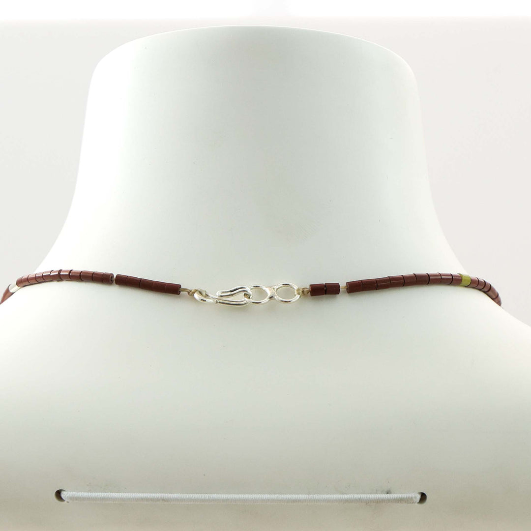 Pipestone Heishi Bead Necklace
