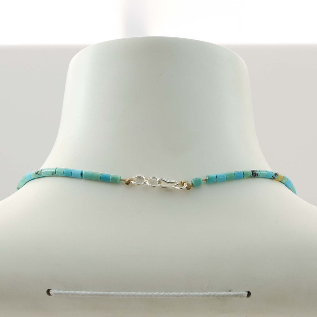 Turquoise Heishi Bead Necklace