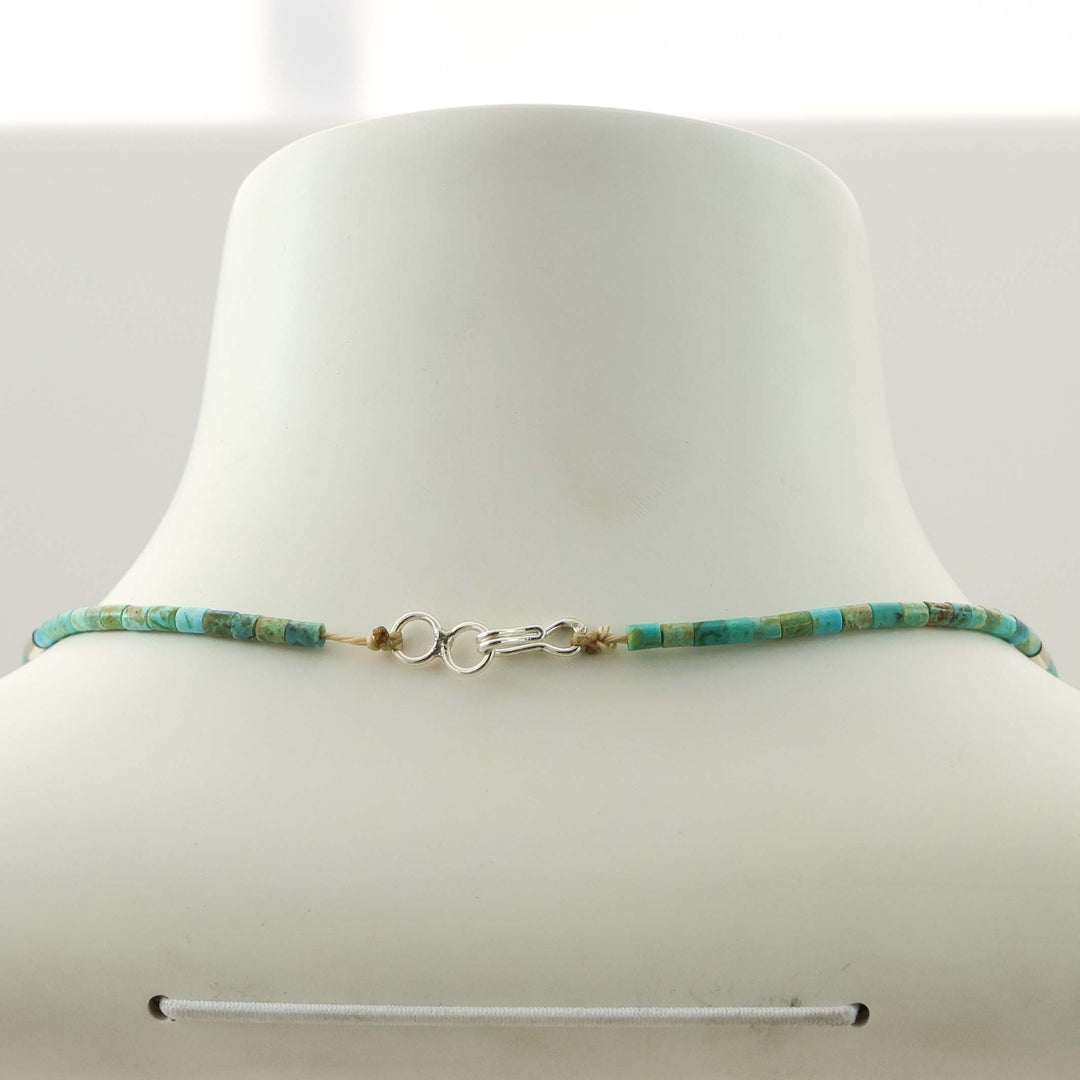 Turquoise Heishi Bead Necklace
