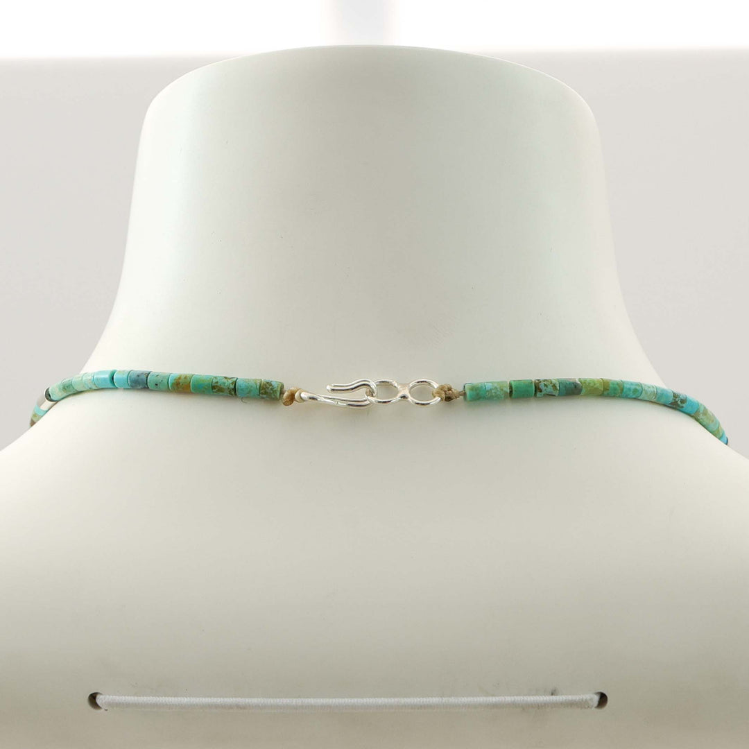 Turquoise Heishi Bead Necklace