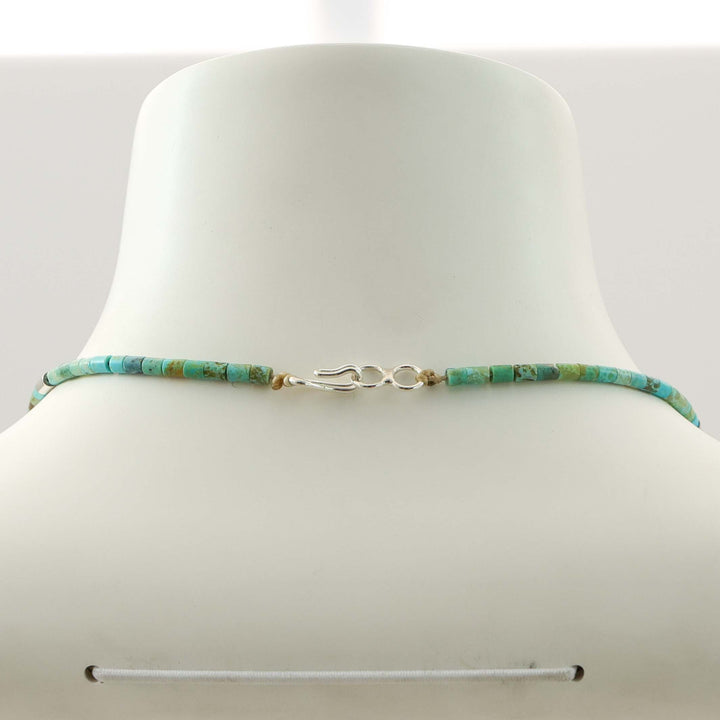 Turquoise Heishi Bead Necklace