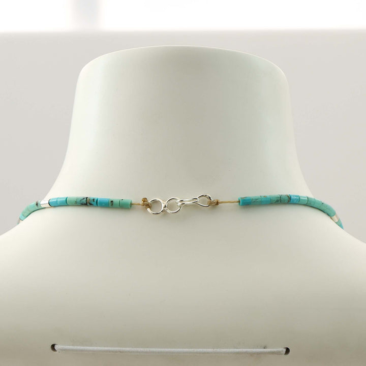 Turquoise Heishi Bead Necklace