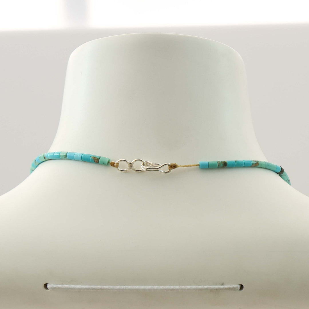 Turquoise Heishi Bead Necklace