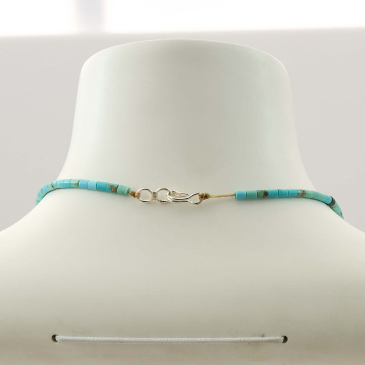 Turquoise Heishi Bead Necklace