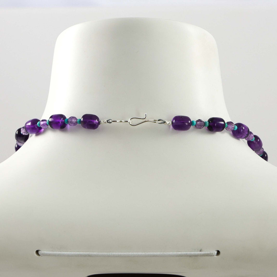 Amethyst and Turquoise Necklace
