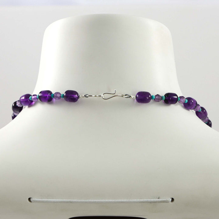 Amethyst and Turquoise Necklace