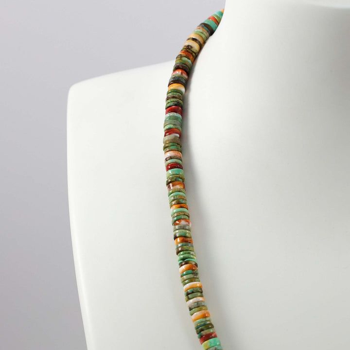 Turquoise and Spiny Oyster Necklace