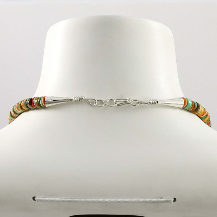Turquoise and Spiny Oyster Necklace