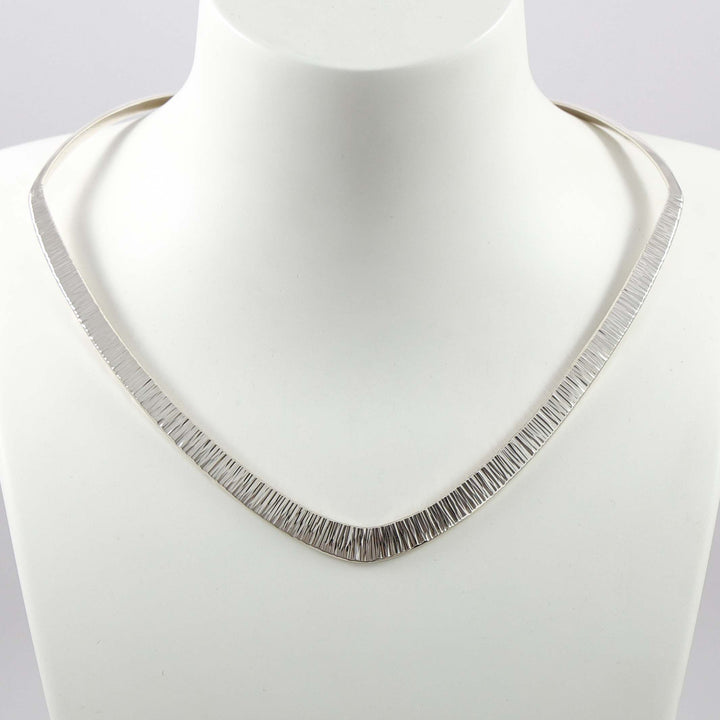 Hammered Collar Necklace