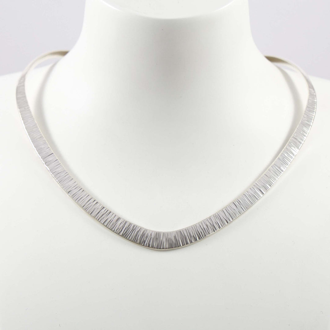 Hammered Collar Necklace