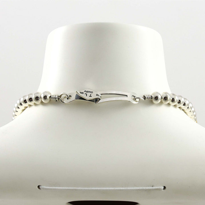 Gold and Silver Bead Necklace