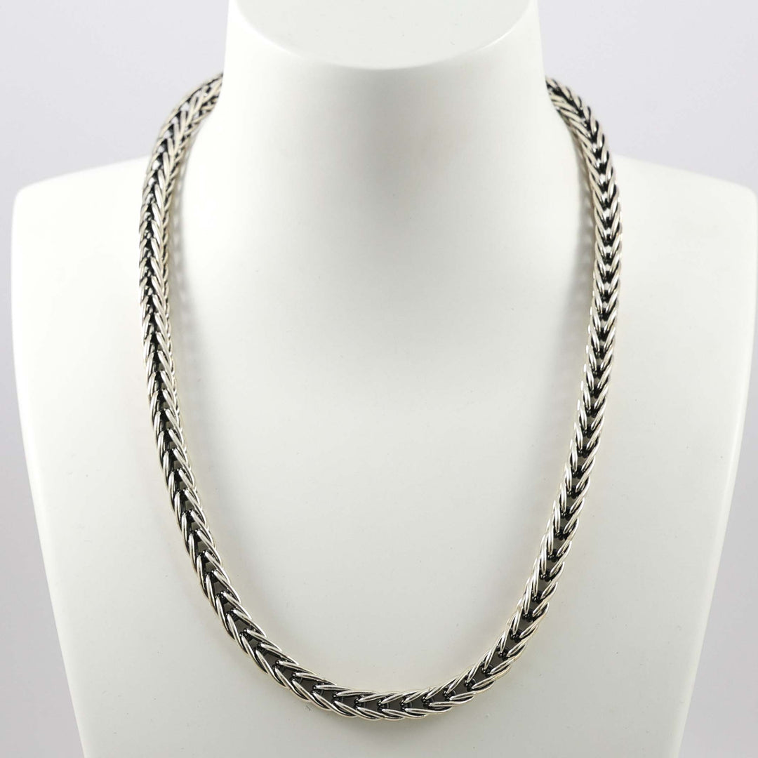 Silver Foxtail Necklace