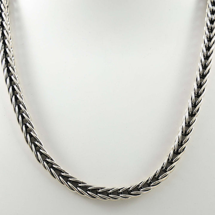 Silver Foxtail Necklace