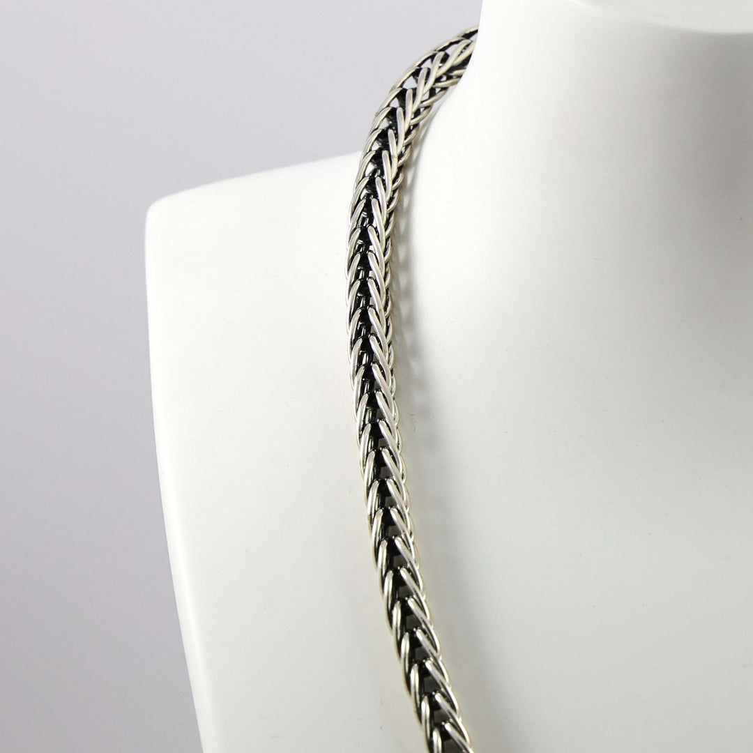 Silver Foxtail Necklace