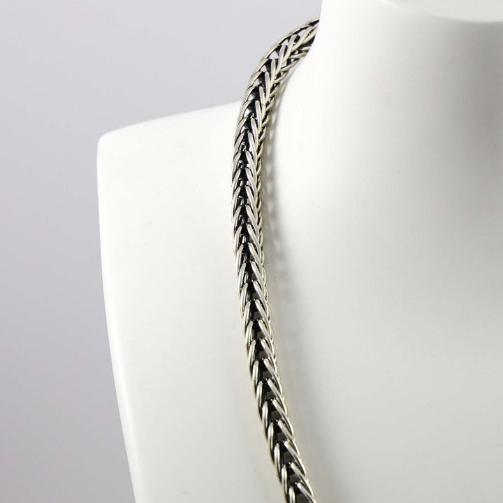 Silver Foxtail Necklace