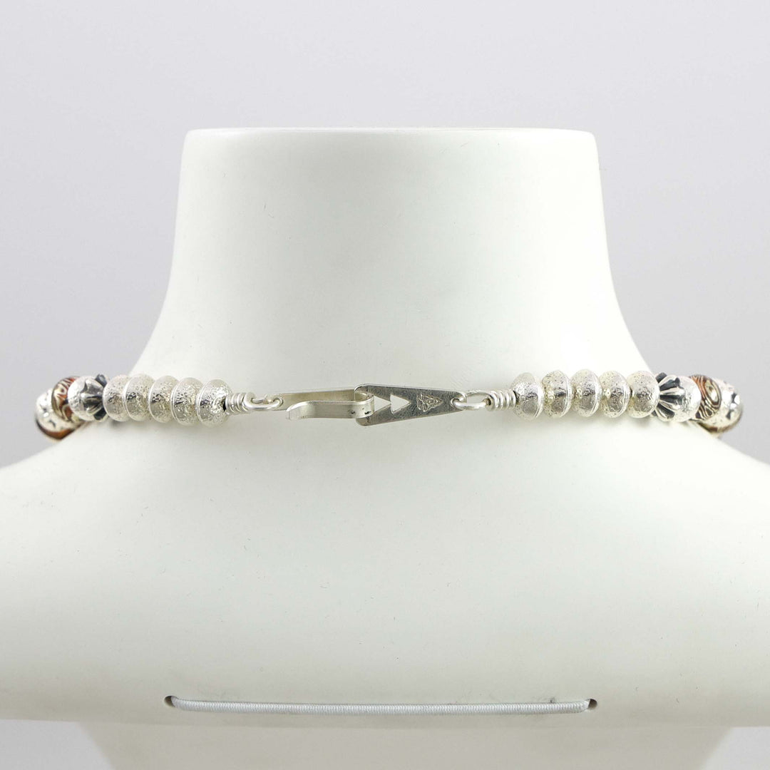 Mokume Bead Necklace