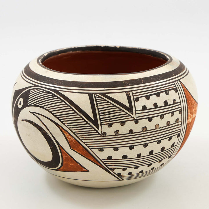1970s Prehistoric Bird Pot