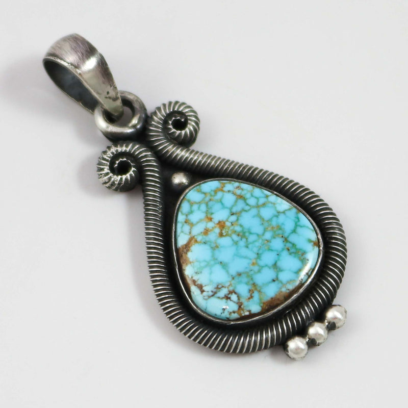 Number Eight Turquoise Pendant